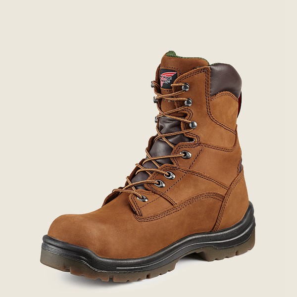 Botas de Seguridad Red Wing Hombre Marrom - King Toe® - 8-Inch Insulated Waterproof Toe - 508-QKZMXJ